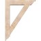 Ekena Millwork Traditional Traditional Smooth Bracket w/ Offset Brace, Douglas Fir, 7 1/2"W x 36"D x 48"H BKT0806X36X48TRA01SDF - alternate 2